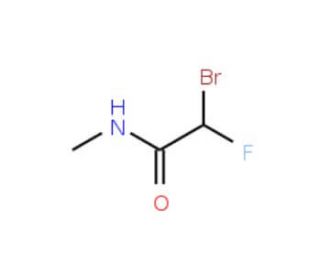 N-Methyl bromofluoroacetamide (CAS 53441-14-8) - chemical structure image