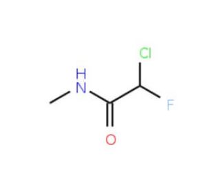 N-Methyl chlorofluoroacetamide (CAS 53441-15-9) - chemical structure image