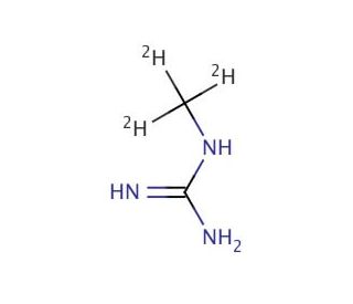N-Methyl-d3-guanidine, Hydrochloride (CAS 1246820-23-4) - chemical structure image