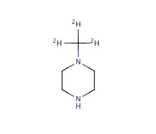 N-(Methyl-d3)piperazine Di-trifluoroacetic Acid - chemical structure image