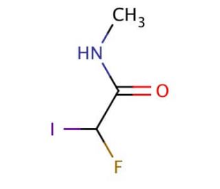 N-Methyl iodofluoroacetamide (CAS 883499-47-6) - chemical structure image