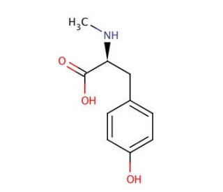 N-Methyl-L-tyrosine (CAS 537-49-5) - chemical structure image