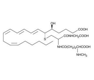N-methyl Leukotriene C<sub>4</sub> (CAS 131391-65-6) - chemical structure image
