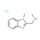 N-Methyl-N-[(1-methyl-1H-benzimidazol-2-yl)-methyl]amine hydrochloride - chemical structure image