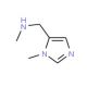 N-Methyl-N-[(1-methyl-1H-imidazol-5-yl)methyl]amine (CAS 384821-19-6) - chemical structure image
