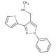 N-methyl-N-[(1-phenyl-3-thien-2-yl-1H-pyrazol-4-yl)methyl]amine - chemical structure image