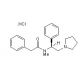 N-Methyl-N-[(1S)-1-phenyl-2-(1-pyrrolidinyl)ethyl]phenylacetamide hydrochloride (CAS 207452-97-9) - chemical structure image