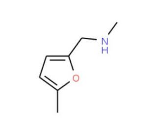 N-methyl-N-[(5-methyl-2-furyl)methyl]amine (CAS 14668-91-8) - chemical structure image