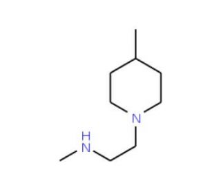 N-Methyl-N-[2-(4-methylpiperidin-1-yl)ethyl]amine (CAS 915924-43-5) - chemical structure image