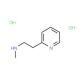 N-methyl-N-(2-pyridin-2-ylethyl)amine dihydrochloride (CAS 5579-84-0) - chemical structure image
