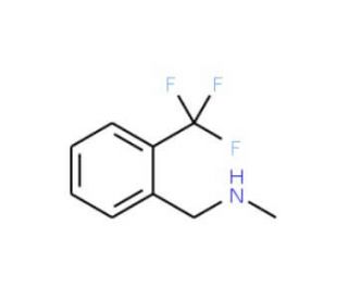 N-methyl-N-[2-(trifluoromethyl)benzyl]amine (CAS 296276-41-0) - chemical structure image