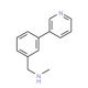 N-Methyl-N-3-(pyridin-3-yl)benzylamine (CAS 852180-72-4) - chemical structure image