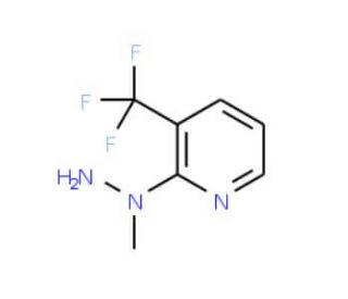 N-Methyl-N-[3-(trifluoromethyl)pyridin-2-yl]hydrazine (CAS 175205-68-2) - chemical structure image