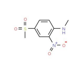 N-Methyl-N-[4-(methylsulfonyl)-2-nitrophenyl]amine (CAS 30388-44-4) - chemical structure image