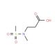 N-methyl-N-(methylsulfonyl)-beta-alanine - chemical structure image