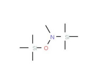 N-Methyl-N,O-bis(trimethylsilyl)hydroxylamine (CAS 22737-33-3) - chemical structure image