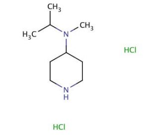 N-methyl-N-(propan-2-yl)piperidin-4-amine dihydrochloride - chemical structure image