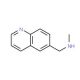 N-Methyl-N-(quinolin-6-ylmethyl)amine (CAS 179873-36-0) - chemical structure image
