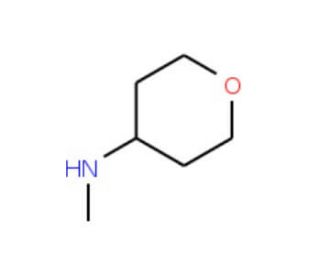 N-Methyl-N-tetrahydro-2H-pyran-4-ylamine (CAS 220641-87-2) - chemical structure image