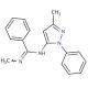 N-methyl-N′-(3-methyl-1-phenyl-1H-pyrazol-5-yl)benzenecarboximidamide - chemical structure image