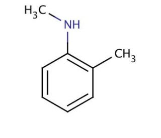 N-Methyl-o-toluidine (CAS 611-21-2) - chemical structure image