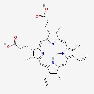 N-methyl mesoporphyrin IX (NMM) as electrochemical probe for