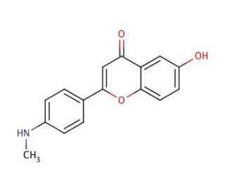 N-Methylaminogenistein (CAS 359436-93-4) - chemical structure image