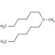 N-Methyldihexylamine (CAS 37615-53-5) - chemical structure image