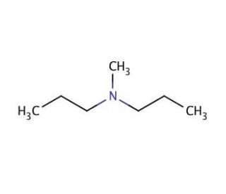 N-Methyldipropylamine (CAS 3405-42-3) - chemical structure image