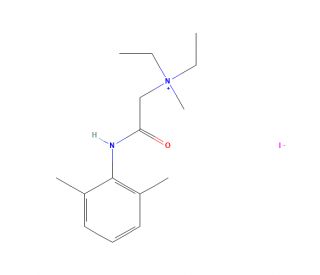 N-Methyllidocaine iodide (CAS 29199-61-9) - chemical structure image