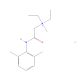 N-Methyllidocaine iodide (CAS 29199-61-9) - chemical structure image