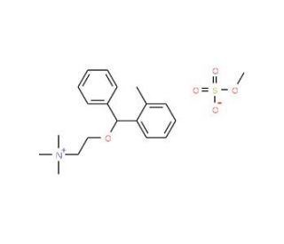 N-Methylorphenadrine methosulphate (CAS 89066-67-1) - chemical structure image