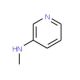 N-Methylpyridin-3-amine (CAS 18364-47-1) - chemical structure image