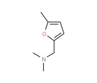 N,N,5-Trimethylfurfurylamine (CAS 14496-35-6) - chemical structure image