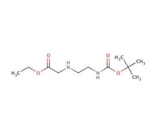 N-(N-beta-Boc-aminoethyl)-Gly-OEt (CAS 72648-80-7) - chemical structure image