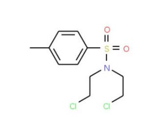 N,N-Bis(2-chloroethyl)-p-toluenesulfonamide (CAS 42137-88-2) - chemical structure image