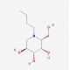 N-(n-Butyl)deoxygalactonojirimycin (CAS 141206-42-0) - chemical structure image