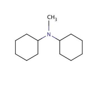 N,N-Dicyclohexylmethylamine (CAS 7560-83-0) - chemical structure image