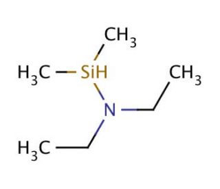 N,N-Diethyl-1,1-dimethylsilylamine (CAS 13686-66-3) - chemical structure image