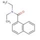 N,N-Diethyl-1-naphthamide (CAS 5454-10-4) - chemical structure image