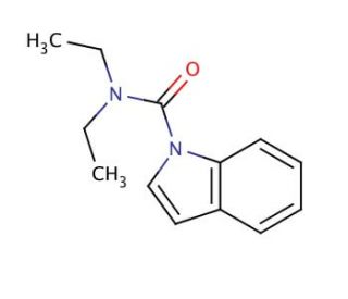 N,N-Diethyl-1H-indole-1-carboxamide (CAS 119668-50-7) - chemical structure image