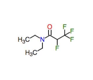 N,N-Diethyl-2,3,3,3-tetrafluoropropionamide (CAS 392-63-2) - chemical structure image