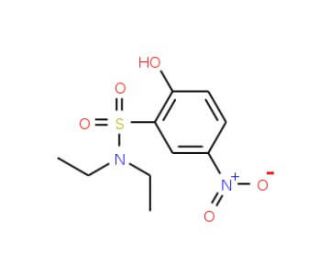 N,N-diethyl-2-hydroxy-5-nitrobenzenesulfonamide - chemical structure image