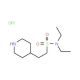 N,N-diethyl-2-(piperidin-4-yl)ethane-1-sulfonamide hydrochloride - chemical structure image