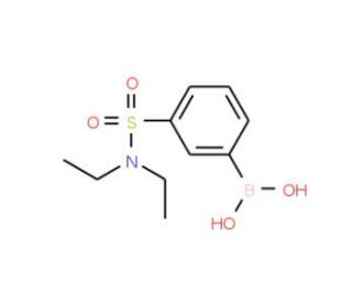 N,N-Diethyl 3-boronobenzenesulfonamide (CAS 871329-58-7) - chemical structure image