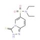 N,N-diethyl-3-mercapto[1,2,4]triazolo[4,3-a]pyridine-6-sulfonamide - chemical structure image