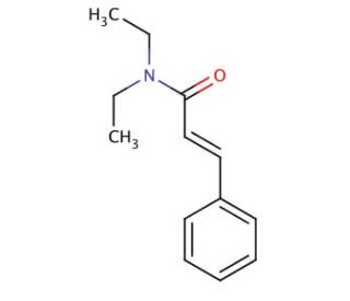 N,N-Diethyl-3-phenylacrylamide (CAS 3680-04-4) - chemical structure image