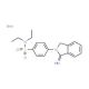 N,N-diethyl-4-(1-imino-1,3-dihydro-2H-isoindol-2-yl)benzenesulfonamide hydrobromide - chemical structure image