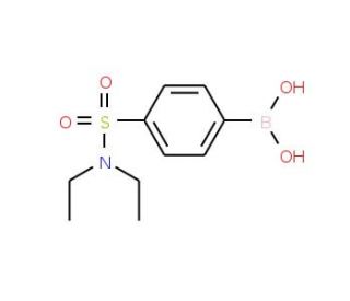 N,N-Diethyl 4-boronobenzenesulfonamide (CAS 850568-76-2) - chemical structure image
