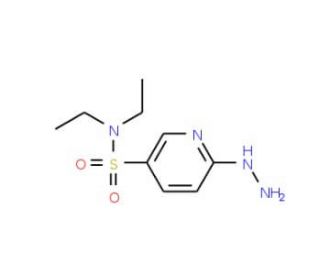 N,N-diethyl-6-hydrazinopyridine-3-sulfonamide - chemical structure image